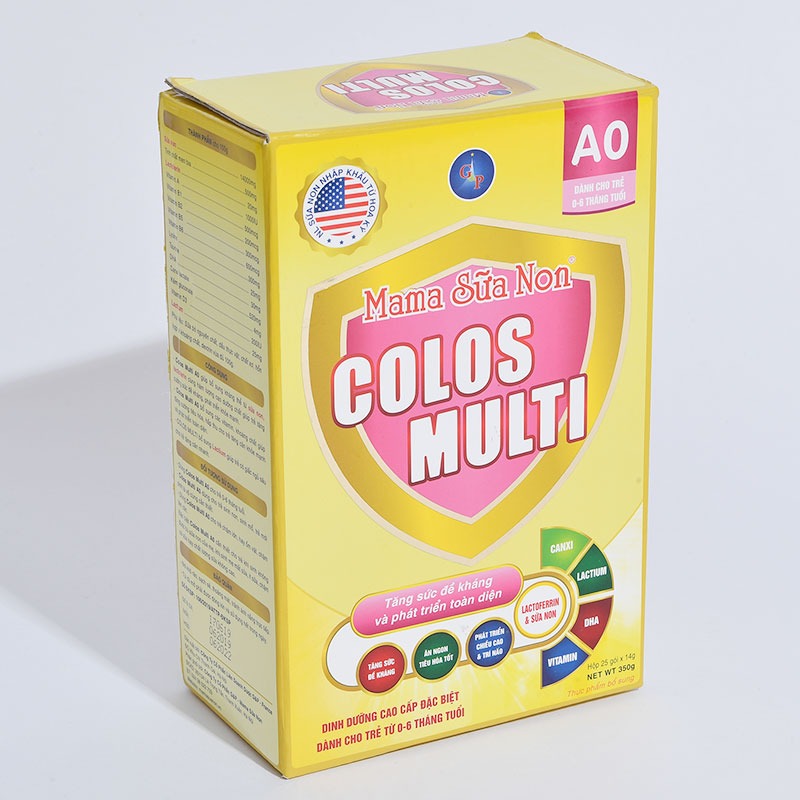 Sữa bột Colos mama iron mellt DHA